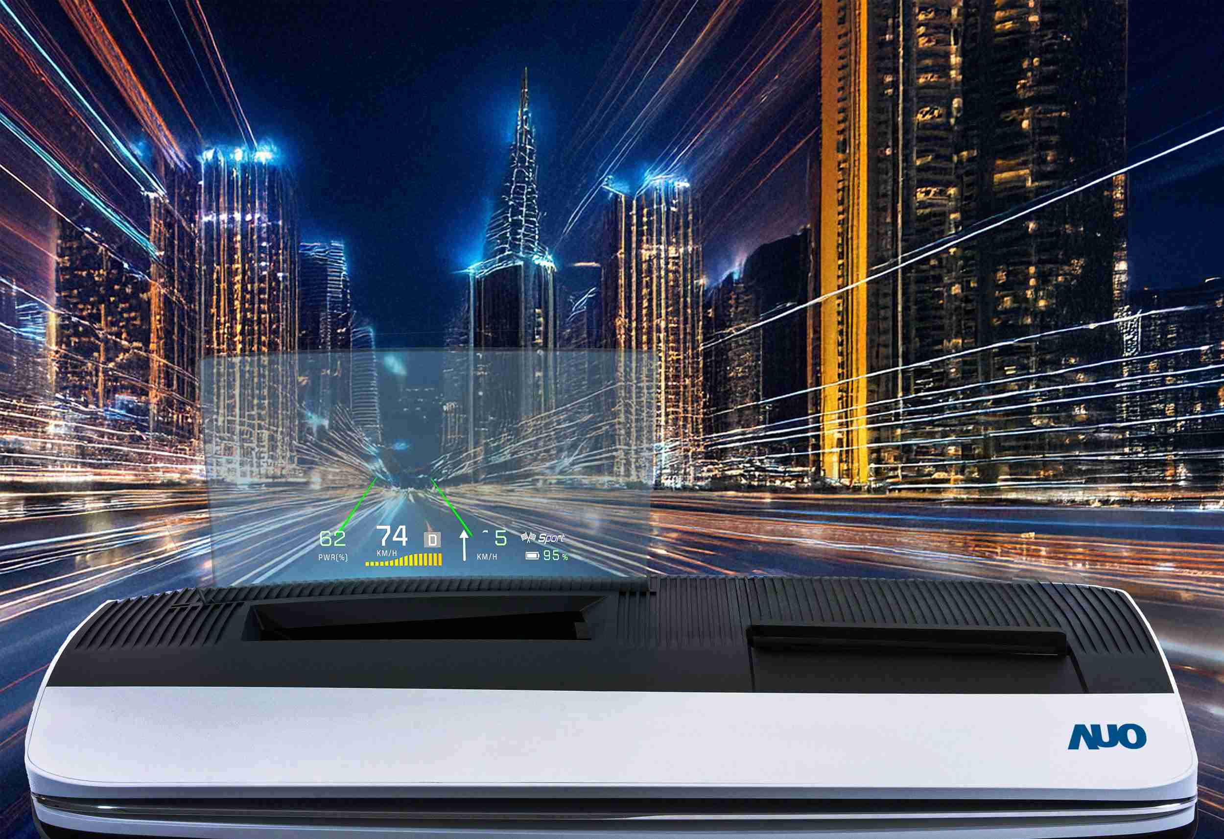 开云电子推出13吋Micro LED抬头显示器，，，，提供高入眼亮度、、高色彩饱和度的显示质量，，，在阳光下或黑暗中都清晰可见，，并利用Micro LED模块体积小的优势，，解决车用空间有限的痛点